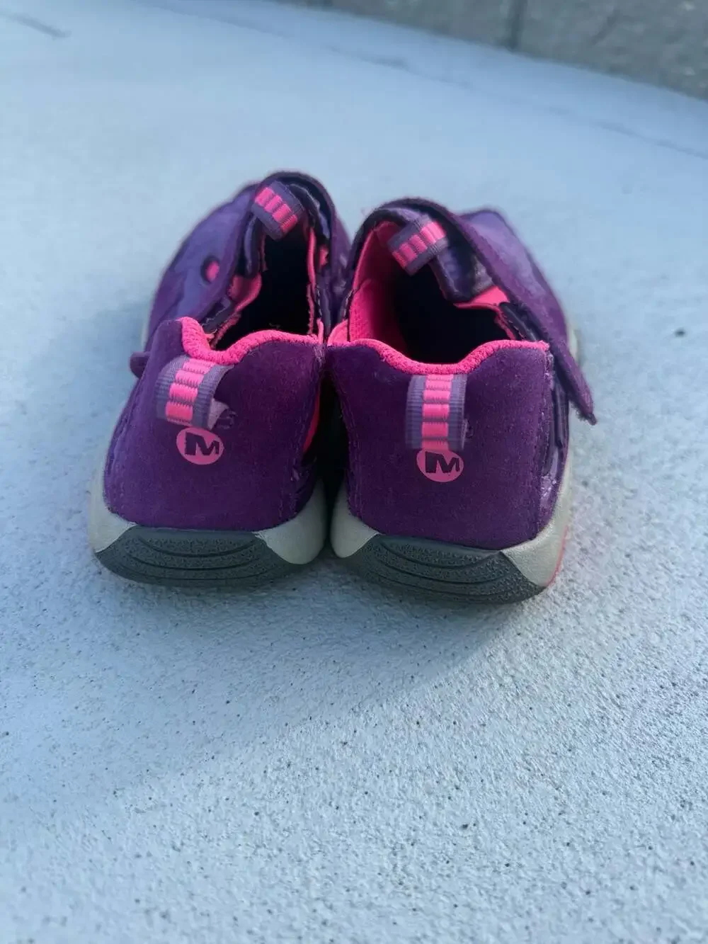 Merrell Free Roam Hut Moc Girls Purple Casual Shoes